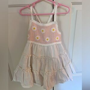 Haute Hippie Daisy embellished knit dress 3T